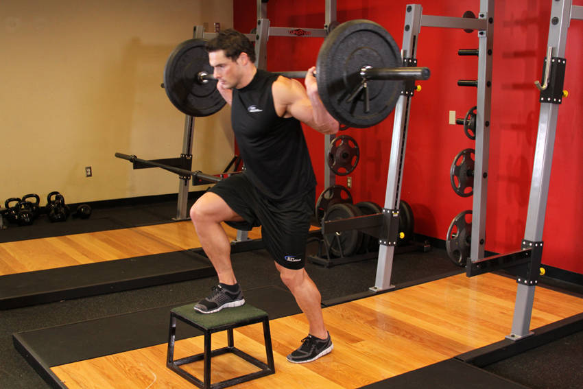 Barbell Step Ups
